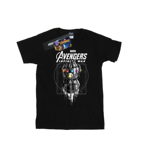 Marvel Boys Avengers Infinity War Gauntlet T-shirt 5-6 år Bl Black 5-6 Years