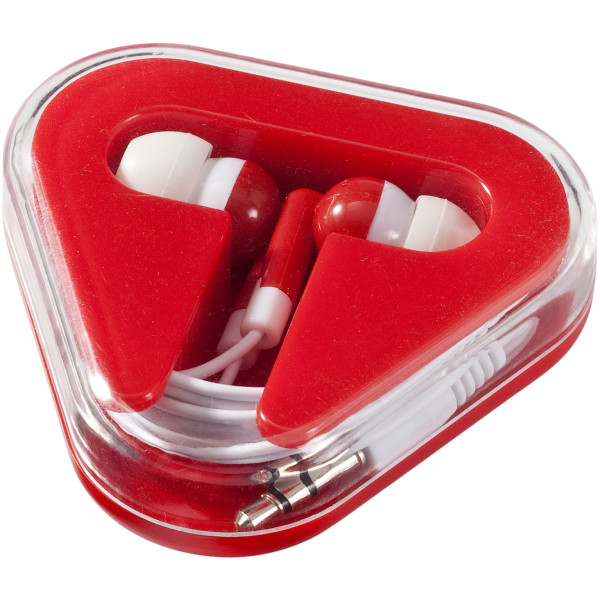 Bullet Rebel Earbuds 6 x 6,5 x 1,7 cm Röd/Vit Red/White 6 x 6.5 x 1.7 cm