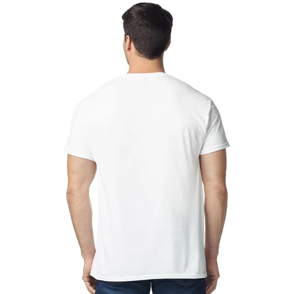 Gildan Herr T-shirt i bomull S Vit White S