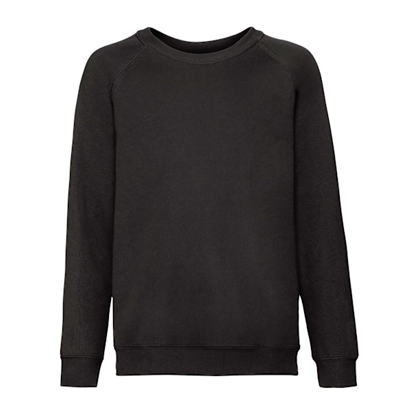 Fruit of the Loom Barn/Barn Klassisk Raglantröja 3-4 Black 3-4 Years