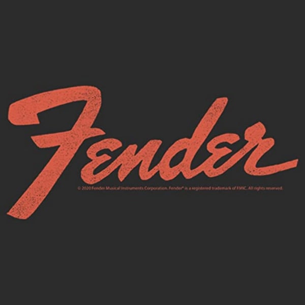 Fender Dam/Dam Classic Repeat Logo T-Shirt M Svart Black M
