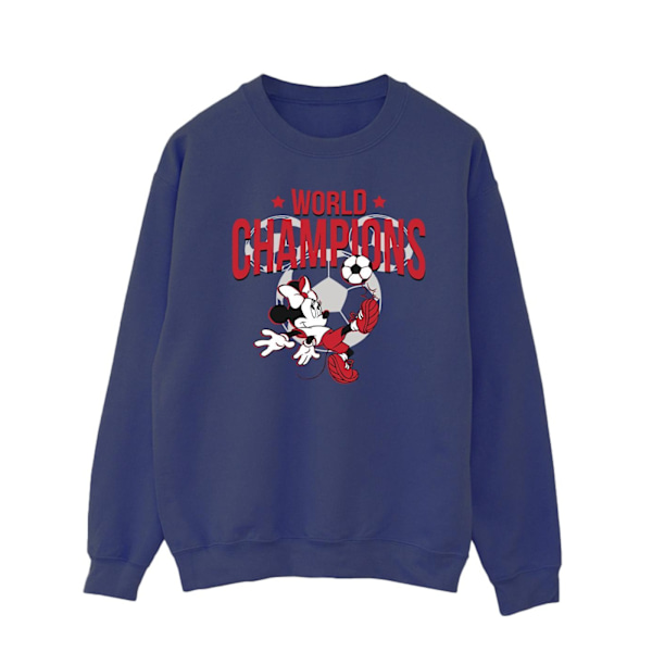 Disney Herr Minnie Mouse World Champions Sweatshirt L Marinblå Navy Blue L