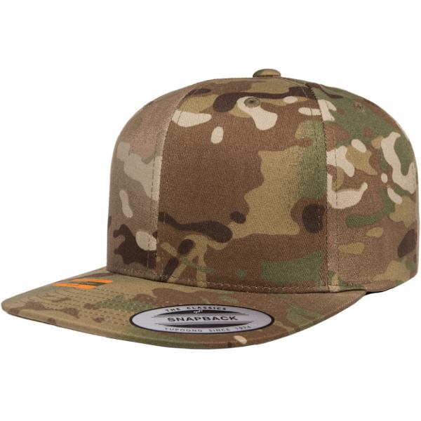 Flexfit By Yupoong Classic Snapback Multicam Cap One Size Multi Multicam One Size