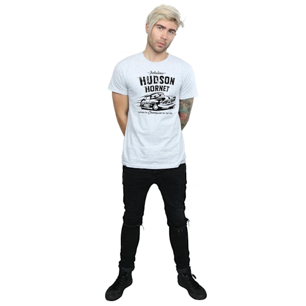 Cars Herr Hudson Hornet T-shirt M Sports Grey Sports Grey M