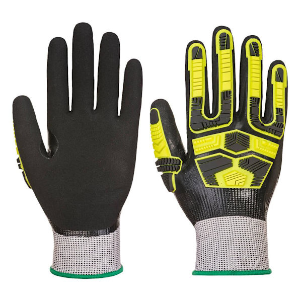 Portwest Unisex Vuxen AP55 Vattentäta Skärsäkra Handskar L Grå Grey/Black L