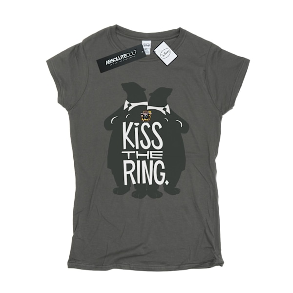 Disney Dam/Kvinnor Zootropolis Kiss The Ring Bomull T-shirt X Charcoal XL