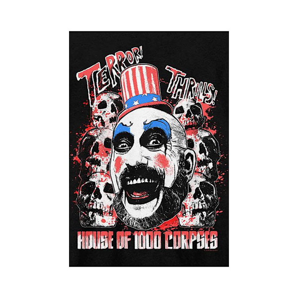 Amplified Unisex Vuxen House Of 1000 Corpses Terror Thrills Rob Black M