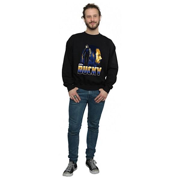 Marvel Herr Avengers Infinity War Bucky Karaktär Sweatshirt L Black L