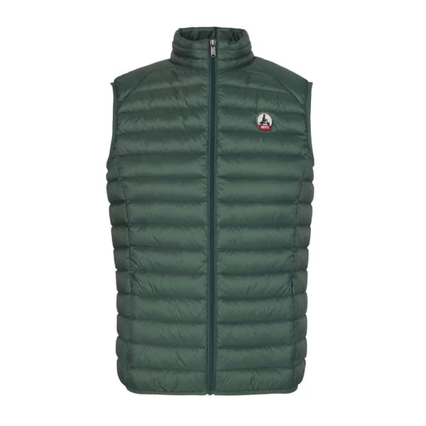 Jott Tom Puffer Dunväst för Män S Mörkgrön Deep Green S