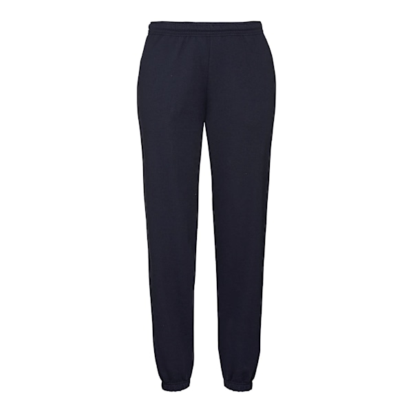 Fruit of the Loom herr Classic elastiska fållar joggingbyxor Navy M