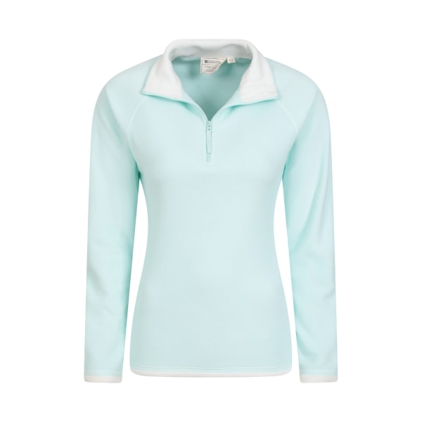 Mountain Warehouse Womens/Ladies Montana Half Zip Fleece Top 28 Mint 28 UK