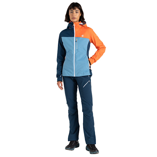 Dare 2B Dam/Dam Lexan Färgblock Softshelljacka 18 U Niagara Blue/Satsuma 18 UK