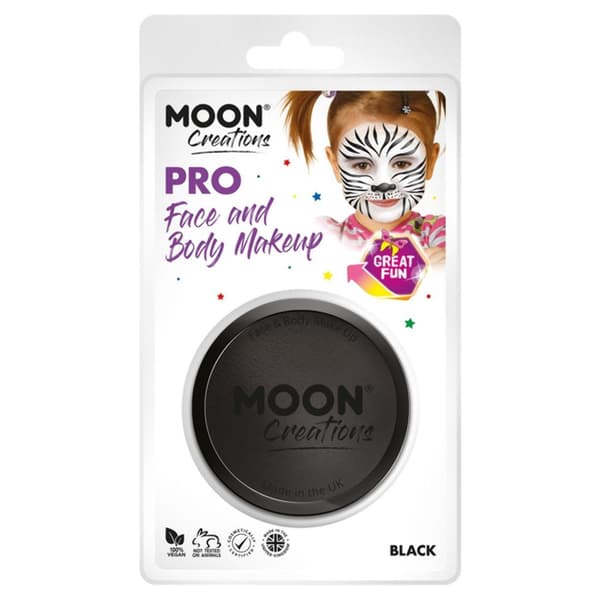 Moon Creations Pro Kostymsmink En Storlek Svart Black One Size