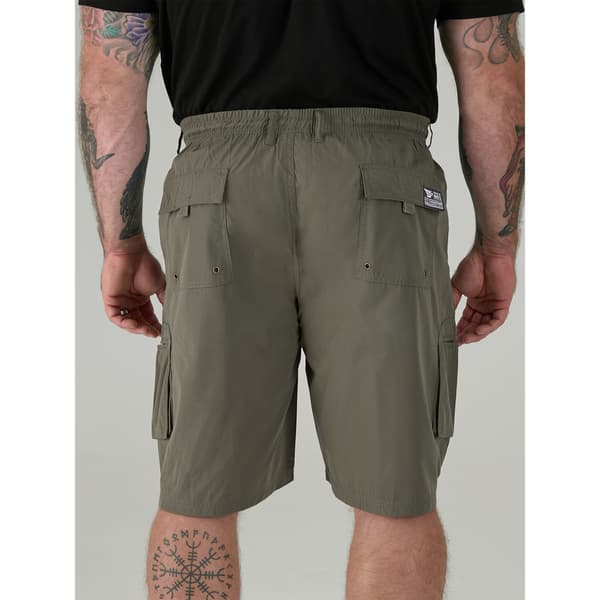Duke Herr D555 Nick Cargo Shorts med Elastisk Midja M Khaki Khaki M