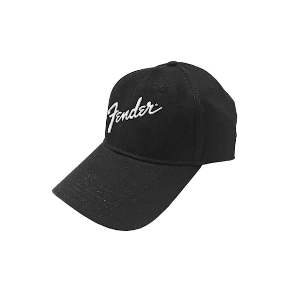 Fender Unisex Vuxen Logobasbollkeps Storlek One Svart Black One Size