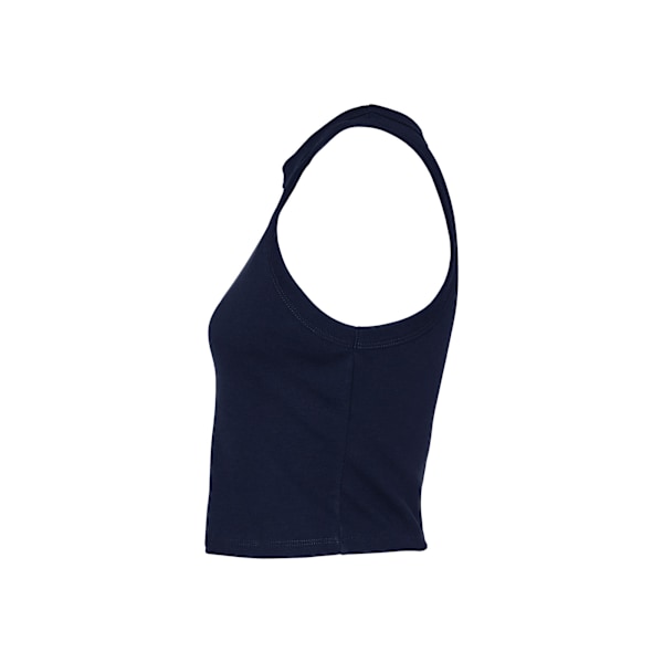 Bella + Canvas Dam/Dam Micro-Rib Racer Tank Top XXL Solid Solid Navy XXL