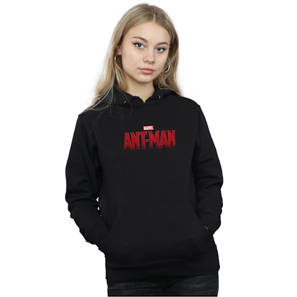 Marvel Dam/Kvinnor Ant-Man Filmlogotyp Hoodie L Svart Black L