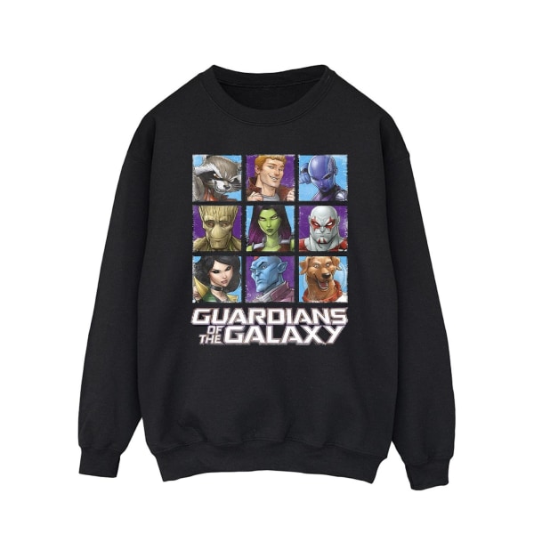 Guardians Of The Galaxy Herr Character Squares Sweatshirt XL Bl Black XL