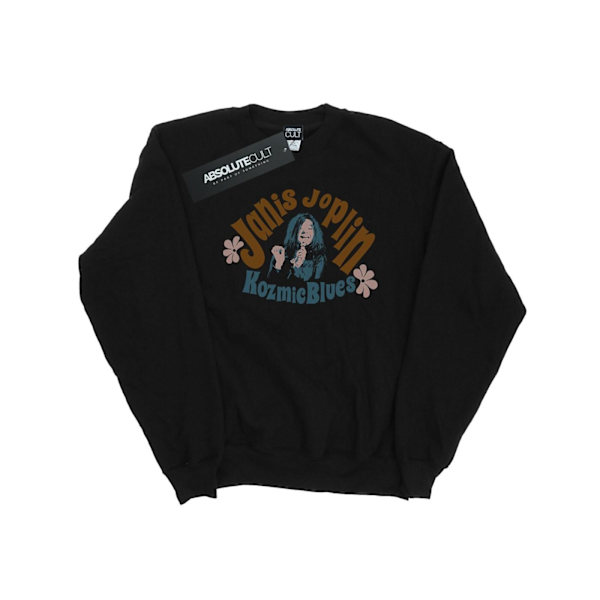 Janis Joplin Kozmic Blues Sweatshirt för män, L, svart Black L