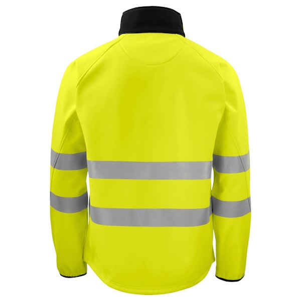 Projob Hi-Vis Softshelljacka för män 4XL Gul/Svart Yellow/Black 4XL