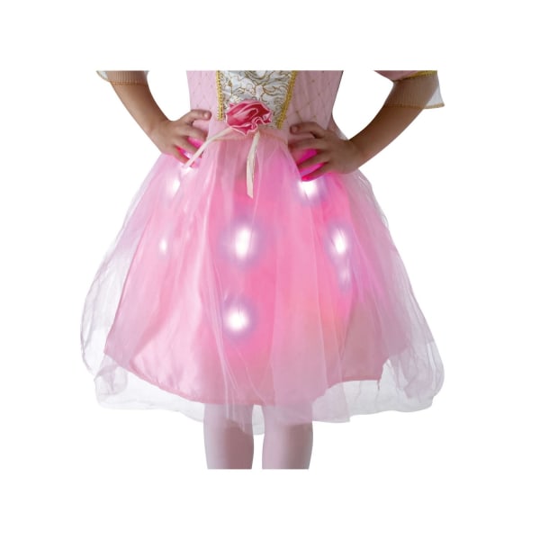 Bristol Novelty Girls Twinkler Rose LED Ljusdräkt Småbarn Rosa Pink Toddler