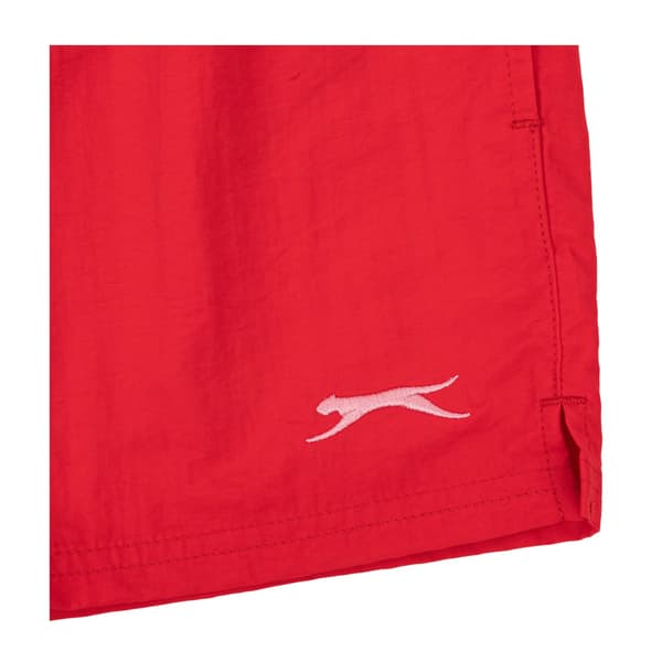 Slazenger Badshorts för barn 7-8 år Röd Red 7-8 Years