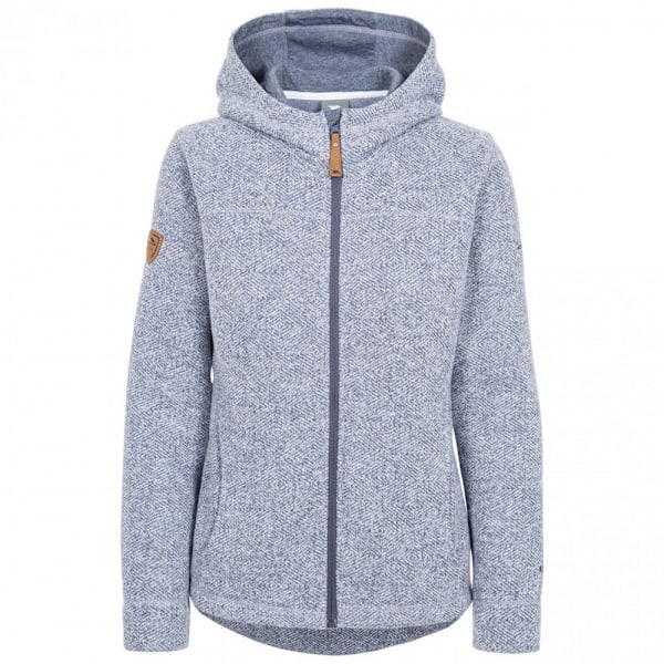 Trespass Dam Fleecejacka med Huva Reserve XL Denim Blå Denim Blue XL