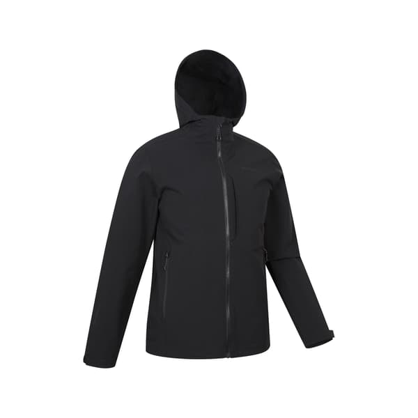 Mountain Warehouse Retreat Packable Soft Shell Jacka för Män XL B Black XL