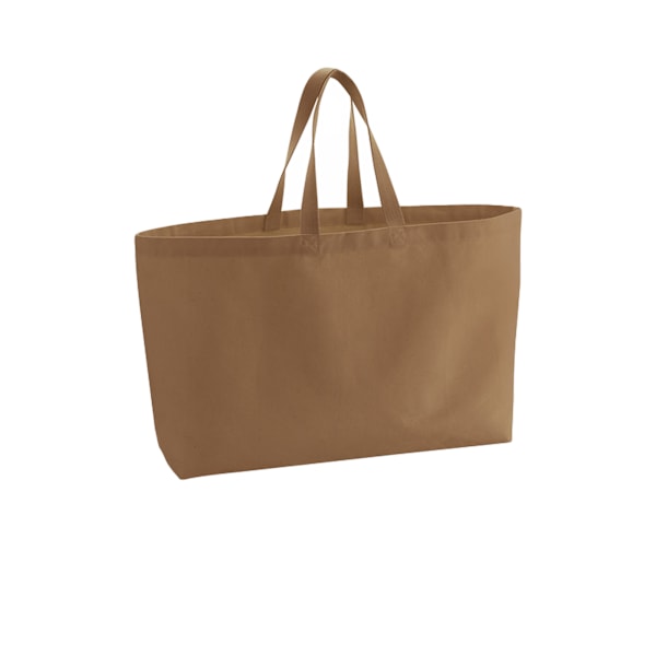 Westford Mill Canvas Oversized Tote Bag One Size Caramel Caramel One Size