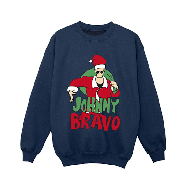 Johnny Bravo Boys Johnny Christmas Sweatshirt 3-4 år Marinblå Navy Blue 3-4 Years