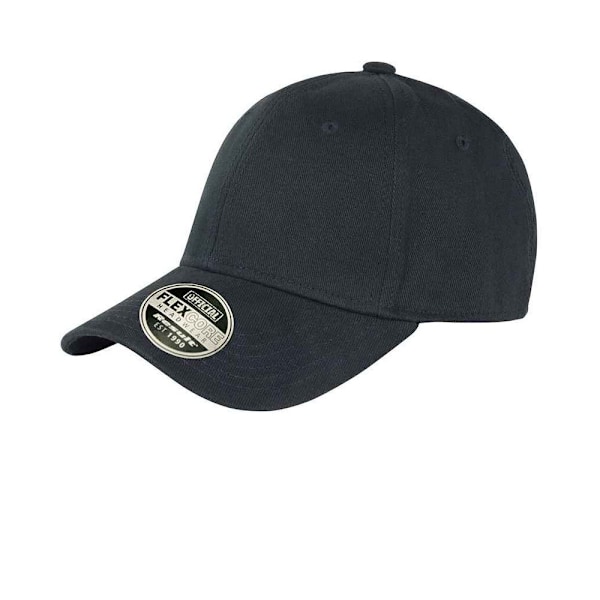 Result Headwear Unisex Vuxen Kansas Flexibel Baseballkeps L-XL Black L-XL