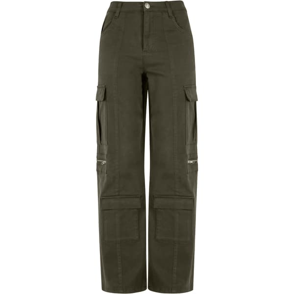 Urban Classics Dam/Dam Utility Twill Stretch Loose Cargo Black Olive 28R