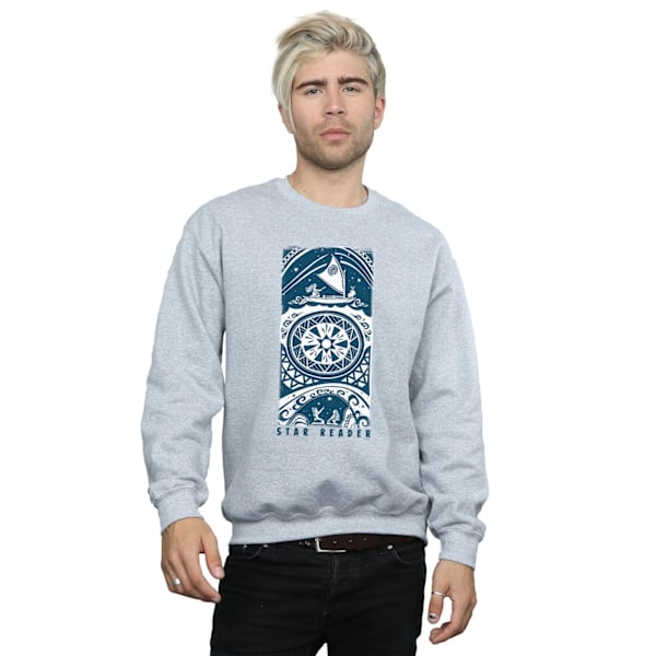 Disney Moana Star Reader Sweatshirt S Sports Grey för män Sports Grey S