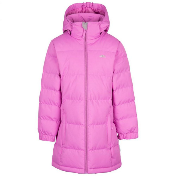 Trespass Tiffy Padderad Jacka för Flickor 3-4 År Djup Rosa Deep Pink 3-4 Years