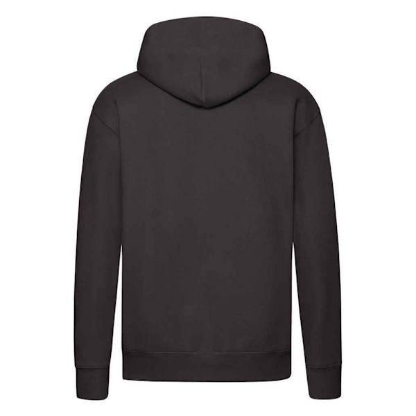 Fruit of the Loom Premium Hoodie för män 4XL Svart Black 4XL