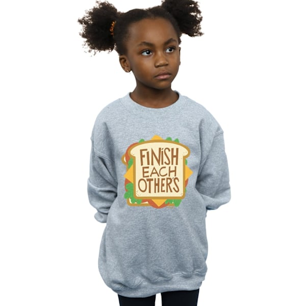 Disney Girls Wreck It Ralph Anna´s tröja Sweatshirt 9-11 år Sports Grey 9-11 Years