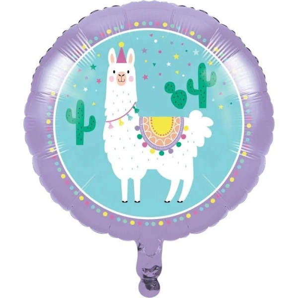 Creative Party Llama Folieballong One Size Flerfärgad Multicoloured One Size