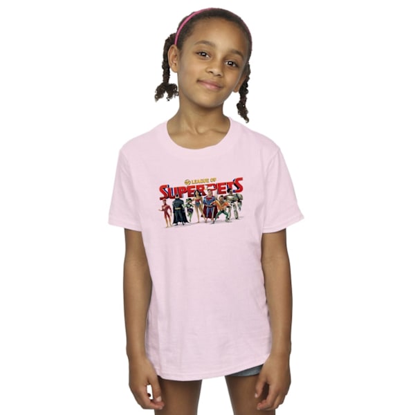 DC Comics Girls DC Comics DC League Of Super-Pets Group Logo Co Baby Pink 9-11 Years