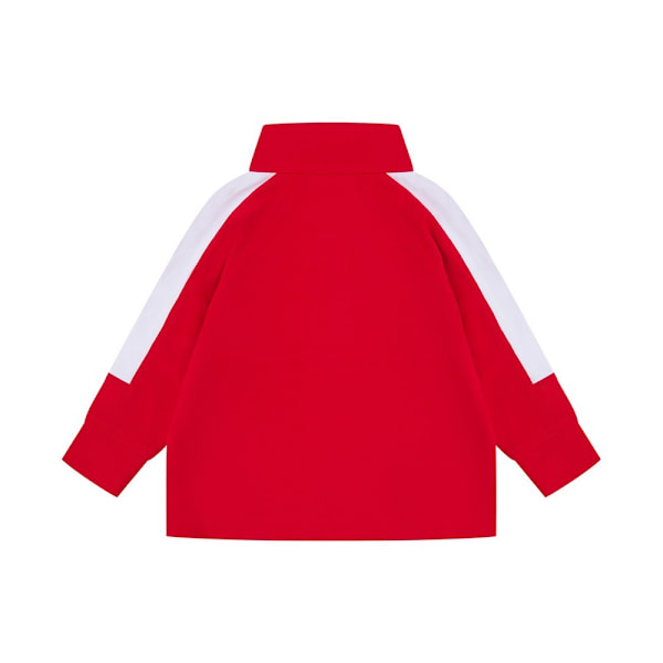 Larkwood Baby Contrast Track Top 12-18 månader Röd/Vit Red/White 12-18 Months