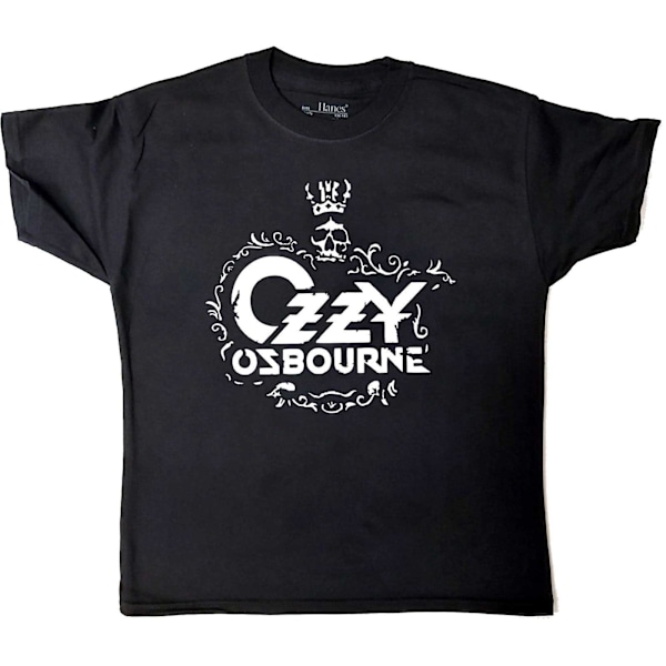 Ozzy Osbourne Barn/Barn Logo Bomull T-shirt 11-12 År Svart Black 11-12 Years