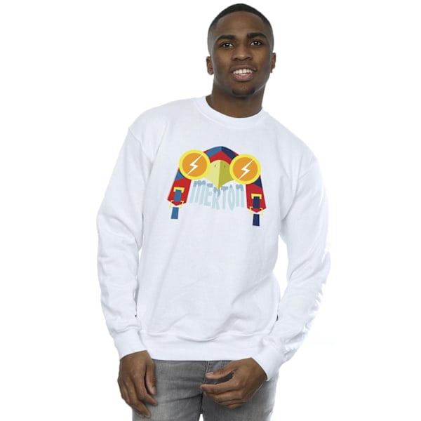 DC Comics Herr DC League Of Super-Pets Merton Sweatshirt 3XL Vit White 3XL