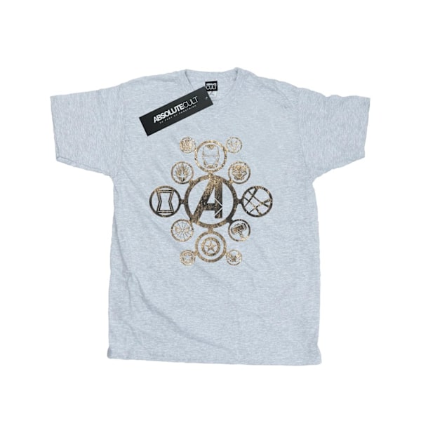 Avengers Infinity War Herr Ikoner Bomull T-shirt 3XL Sports Grey Sports Grey 3XL