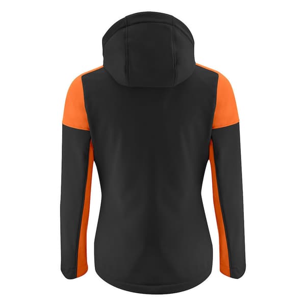 Printer Dam/Dam Prime Soft Shell Jacka L Svart/Orange Black/Orange L
