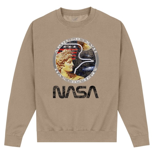 NASA Unisex Apollo Sweatshirt M Oatmeal Oatmeal M