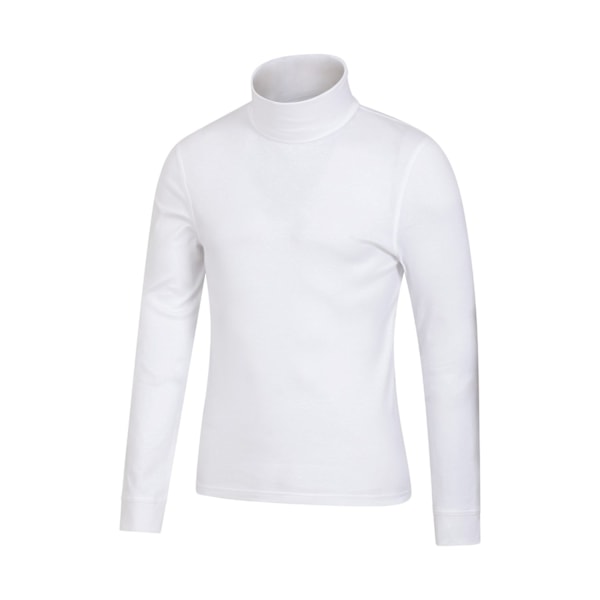 Mountain Warehouse Herr Meribel Bomulls-Termisk Topp M Vit White M