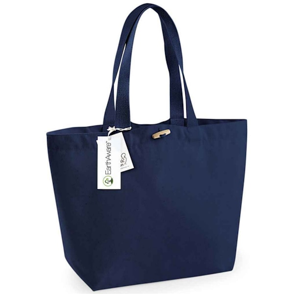 Westford Mill EarthAware Organic Marina Tote 40cm x 39cm x 19cm French Navy 40cm x 39cm x 19cm