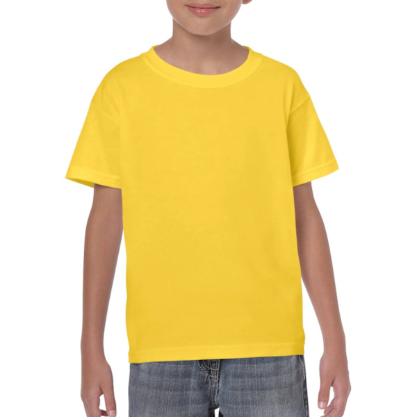 Gildan Childrens Unisex Heavy Cotton T-Shirt (2-pack) M Dais Daisy M