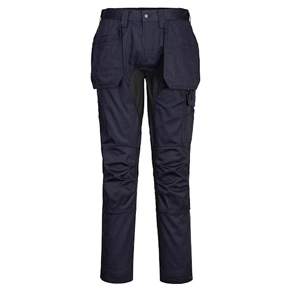Portwest WX2 Stretch Holster Pocket Byxor 40R Mörk Marinblå Dark Navy/Black 40R