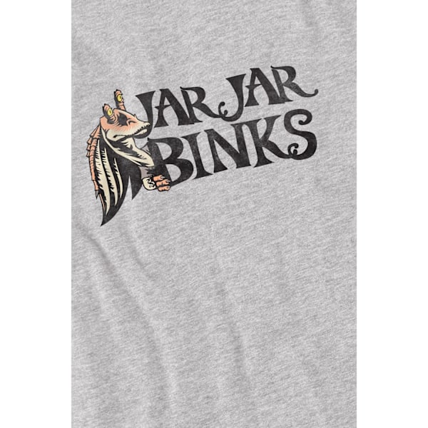 Star Wars Barn/Barn Jar Jar Binks T-Shirt 7-8 År Sport Sport Heather 7-8 Years