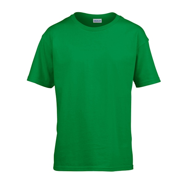 Gildan Barn/Kids SoftStyle Ringspun T-shirt 5-6 År Irländsk Irish Green 5-6 Years